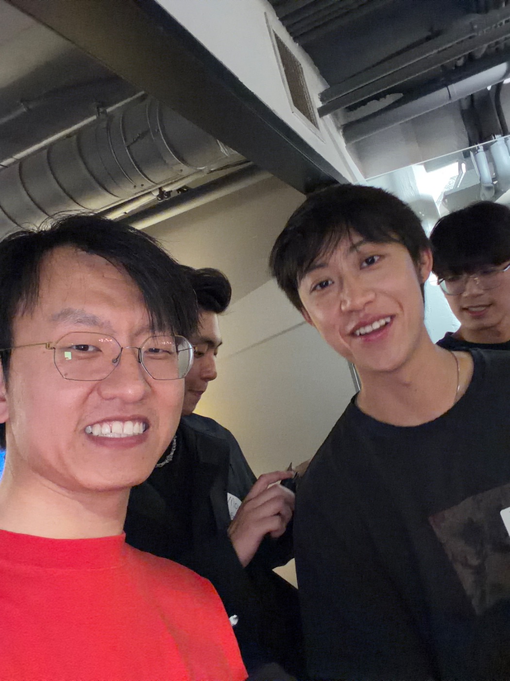 Walter Wu met Jasper Li