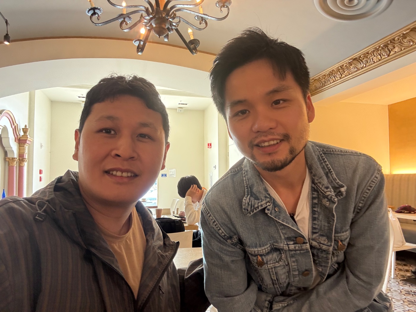 Lawrence Lou met James Liu